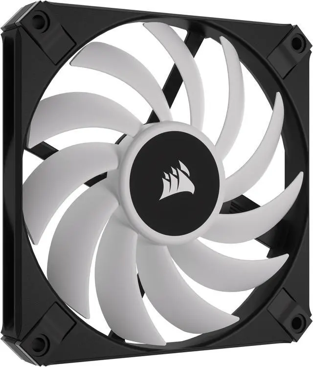 Alt view image 8 of 12 - CORSAIR AF SLIM Series, AF120 RGB SLIM, 120mmx15mm Fluid Dynamic RGB Fan, Dual Pack with Lighting Node CORE