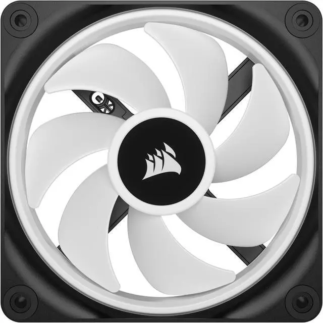 Alt view image 4 of 14 - CORSAIR QX RGB Series, iCUE LINK QX120 RGB, 120mm Magnetic Dome RGB Fan, Expansion  Kit