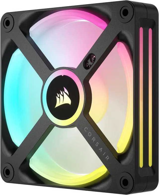 Alt view image 7 of 14 - CORSAIR QX RGB Series, iCUE LINK QX120 RGB, 120mm Magnetic Dome RGB Fan, Expansion  Kit