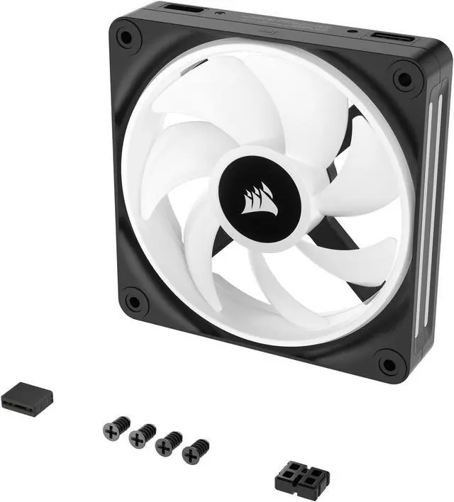 Alt view image 12 of 14 - CORSAIR QX RGB Series, iCUE LINK QX120 RGB, 120mm Magnetic Dome RGB Fan, Expansion  Kit