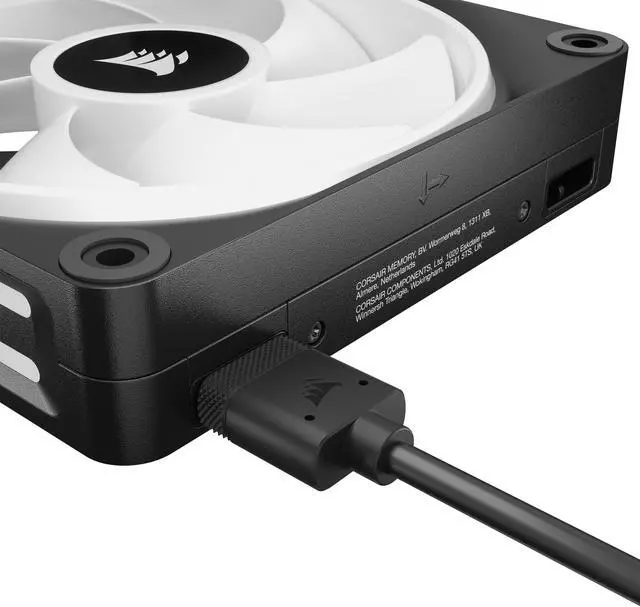 Alt view image 13 of 14 - CORSAIR QX RGB Series, iCUE LINK QX120 RGB, 120mm Magnetic Dome RGB Fan, Expansion  Kit