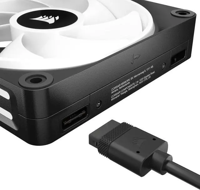 Alt view image 14 of 14 - CORSAIR QX RGB Series, iCUE LINK QX120 RGB, 120mm Magnetic Dome RGB Fan, Expansion  Kit