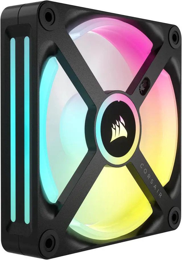Alt view image 7 of 17 - CORSAIR QX RGB Series, iCUE LINK QX120 RGB, 120mm Magnetic Dome RGB Fan, Starter Kit