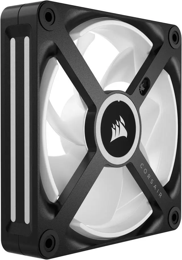 Alt view image 8 of 17 - CORSAIR QX RGB Series, iCUE LINK QX120 RGB, 120mm Magnetic Dome RGB Fan, Starter Kit