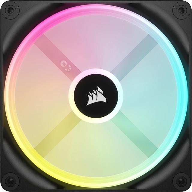 Alt view image 3 of 15 - CORSAIR QX RGB Series, iCUE LINK QX140 RGB, 140mm Magnetic Dome RGB Fan, Expansion  Kit