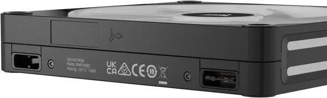 Alt view image 11 of 17 - CORSAIR QX RGB Series, iCUE LINK QX140 RGB, 140mm Magnetic Dome RGB Fan, Starter Kit