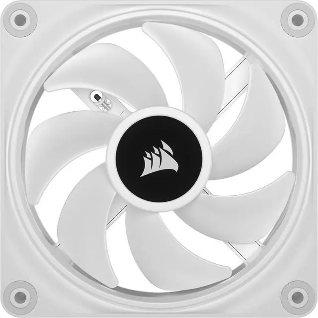 Alt view image 4 of 18 - CORSAIR QX RGB Series, iCUE LINK QX120 RGB WHITE, 120mm Magnetic Dome RGB Fan,  Expansion Kit