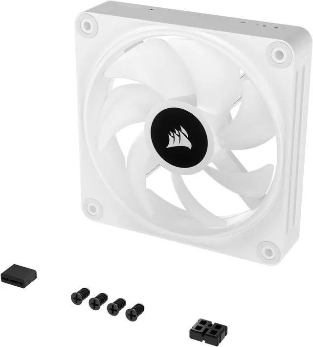 Alt view image 12 of 18 - CORSAIR QX RGB Series, iCUE LINK QX120 RGB WHITE, 120mm Magnetic Dome RGB Fan,  Expansion Kit