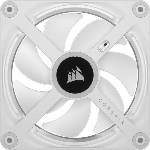 Alt view image 4 of 20 - CORSAIR QX RGB Series, iCUE LINK QX120 RGB WHITE, 120mm Magnetic Dome RGB Fan, Starter  Kit