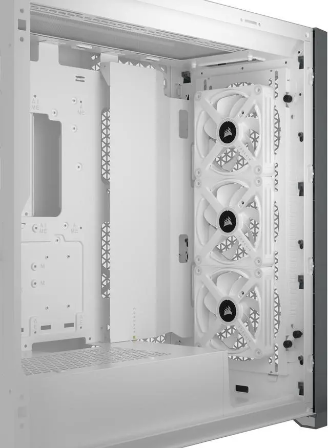 Alt view image 18 of 20 - CORSAIR QX RGB Series, iCUE LINK QX120 RGB WHITE, 120mm Magnetic Dome RGB Fan, Starter  Kit