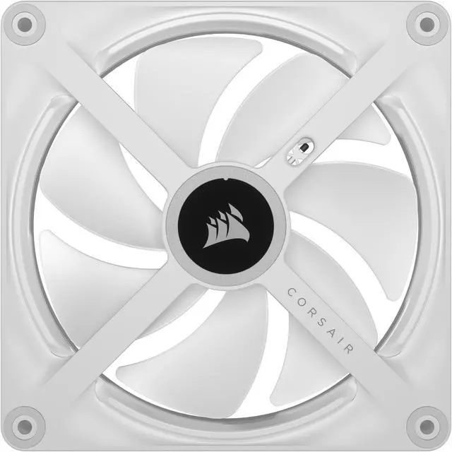 Alt view image 4 of 17 - CORSAIR QX RGB Series, iCUE LINK QX140 RGB WHITE, 140mm Magnetic Dome RGB Fan, Starter Kit