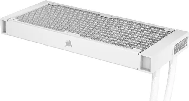 Alt view image 7 of 13 - CORSAIR H100i RGB ELITE Liquid CPU Cooler - White - 16 Dynamic RGB LEDs - AF120 ELITE PWM Fans - Intel LGA 1851, 1700, 1200, 2066, AMD®  AM5 & AM4 Sockets