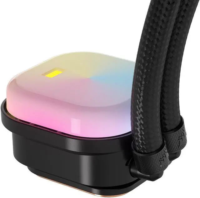 Alt view image 11 of 18 - CORSAIR iCUE LINK H150i LCD Liquid CPU Cooler - QX120 RGB Fans - 360mm Radiator - Fits Intel LGA 1851/1700, AMD AM5 - iCUE LINK System Hub Included