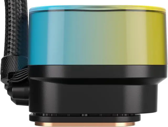 Alt view image 18 of 18 - CORSAIR iCUE LINK H170i LCD Liquid CPU Cooler - QX140 RGB Fans - Large 420mm Radiator - Fits Intel LGA 1851 1700, AMD AM5 - iCUE LINK System Hub Included