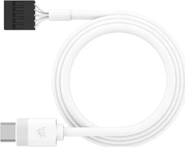 Alt view image 5 of 6 - CORSAIR iCUE Link AIO LCD Screen Module - 2.1” IPS LCD Screen - 24 Individually Addressable RGB LEDs - Tool-Free Installation - White