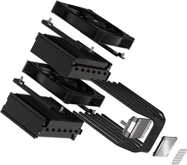 Alt view image 9 of 19 - CORSAIR A115 High-Performance Tower CPU Air Cooler  LGA 1700 and AM5 brackets Compatible latest Intel and AMD CPUs, including LGA 1700, 1200, 115x, and AMD Socket AM5 and AM4