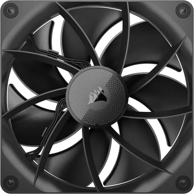 Alt view image 2 of 10 - CORSAIR iCUE Link RX140 140mm PWM Fans with iCUE Link System Hub - Magnetic Dome Bearing - Dual Pack - Black