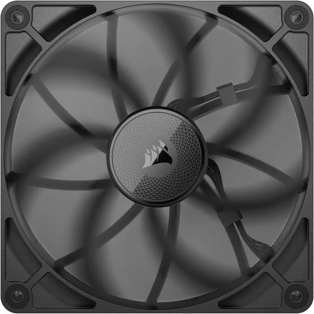 Alt view image 4 of 10 - CORSAIR iCUE Link RX140 140mm PWM Fans with iCUE Link System Hub - Magnetic Dome Bearing - Dual Pack - Black