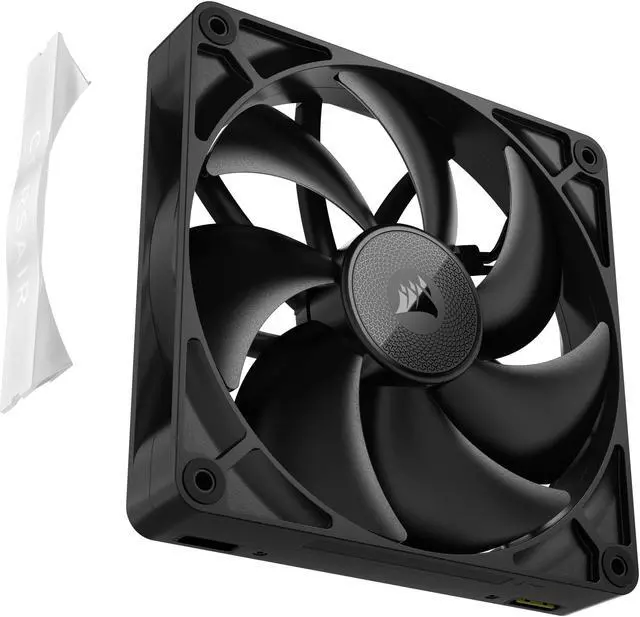Alt view image 9 of 10 - CORSAIR iCUE Link RX140 140mm PWM Fans with iCUE Link System Hub - Magnetic Dome Bearing - Dual Pack - Black