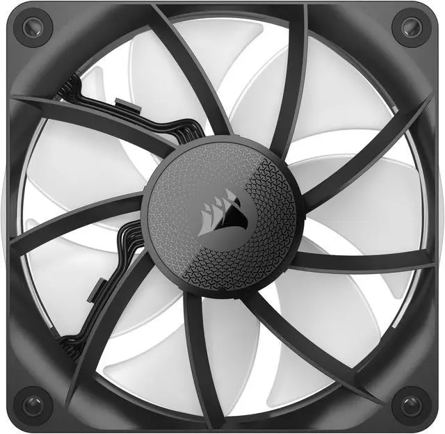 Alt view image 9 of 17 - CORSAIR iCUE Link RX120 RGB 120mm PWM Fan - Magnetic Dome Bearing - Single Fan - Black
