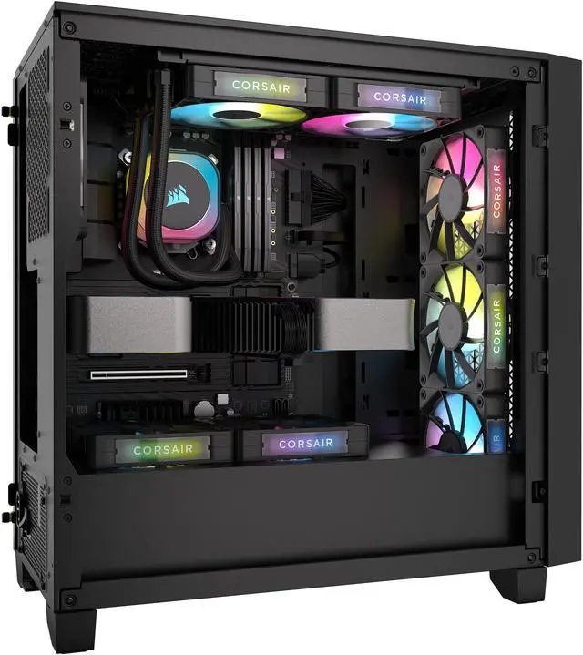 Alt view image 11 of 17 - CORSAIR iCUE Link RX120 RGB 120mm PWM Fan - Magnetic Dome Bearing - Single Fan - Black