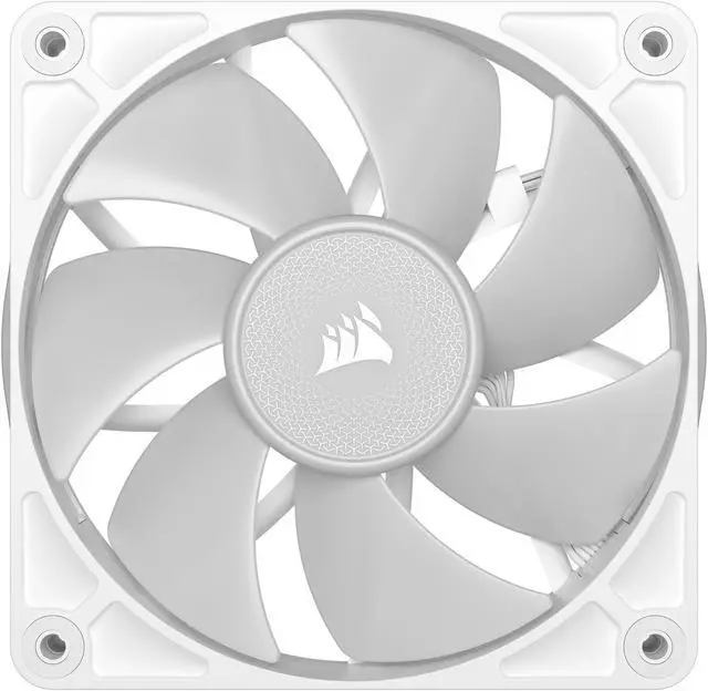 Alt view image 5 of 17 - CORSAIR iCUE Link RX120 RGB 120mm PWM Fan - Magnetic Dome Bearing - Single Fan - White