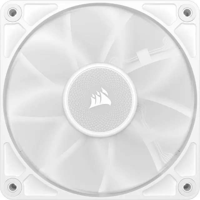 Alt view image 7 of 17 - CORSAIR iCUE Link RX120 RGB 120mm PWM Fan - Magnetic Dome Bearing - Single Fan - White