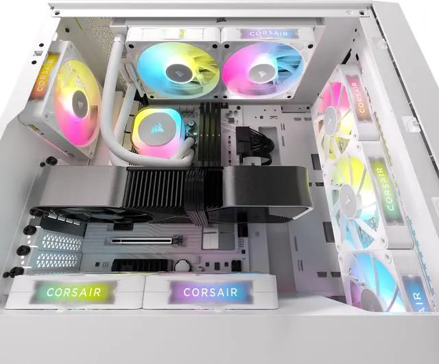 Alt view image 11 of 17 - CORSAIR iCUE Link RX120 RGB 120mm PWM Fan - Magnetic Dome Bearing - Single Fan - White