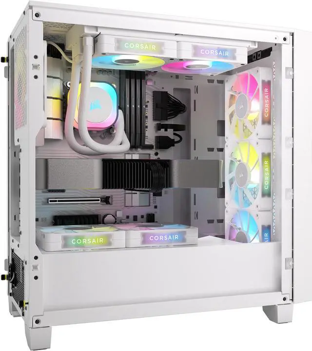 Alt view image 13 of 17 - CORSAIR iCUE Link RX120 RGB 120mm PWM Fan - Magnetic Dome Bearing - Single Fan - White