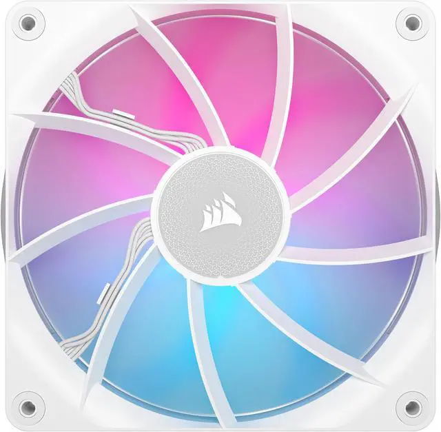Alt view image 2 of 10 - CORSAIR RX RGB Series, iCUE LINK RX140 RGB White, 140mm Fan, Single Pack
