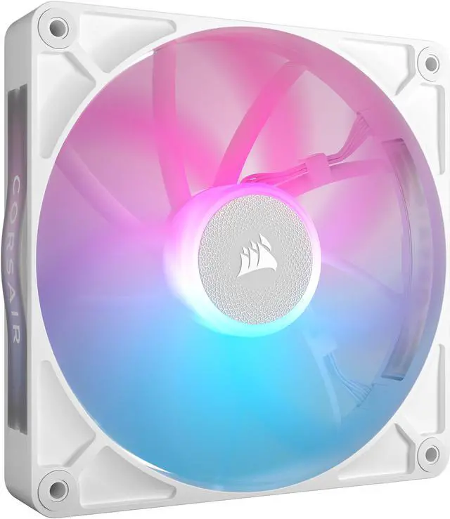Alt view image 3 of 10 - CORSAIR RX RGB Series, iCUE LINK RX140 RGB White, 140mm Fan, Single Pack