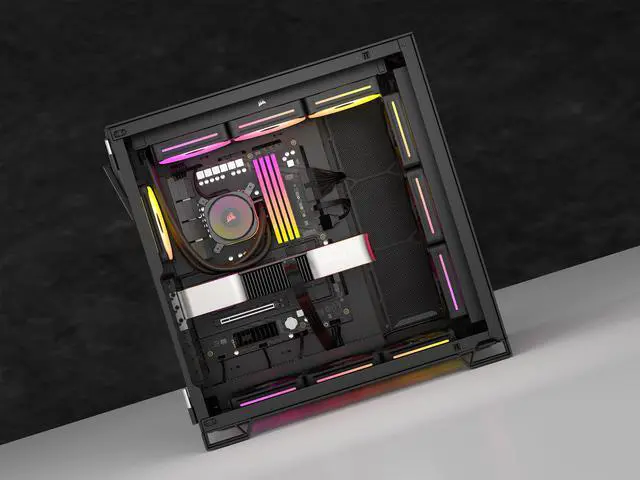 Alt view image 13 of 19 - CORSAIR LX RGB Series, iCUE LINK LX120 RGB, 120mm Fan, Triple Pack