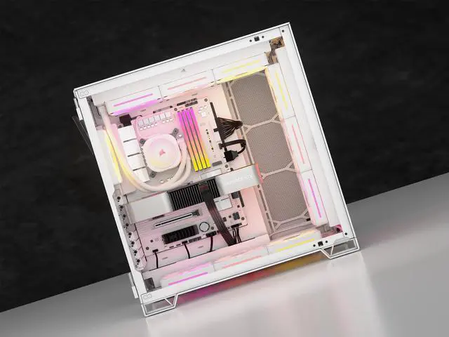 Alt view image 14 of 16 - CORSAIR LX RGB Series, iCUE LINK LX120 RGB White, 120mm Fan, Single Pack