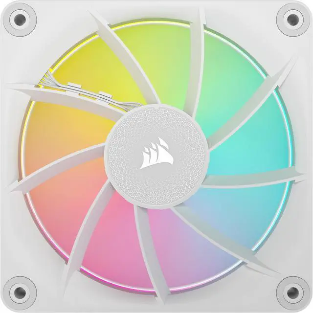 Alt view image 10 of 17 - CORSAIR LX RGB Series, iCUE LINK LX120 RGB White, 120mm Fan, Triple Pack