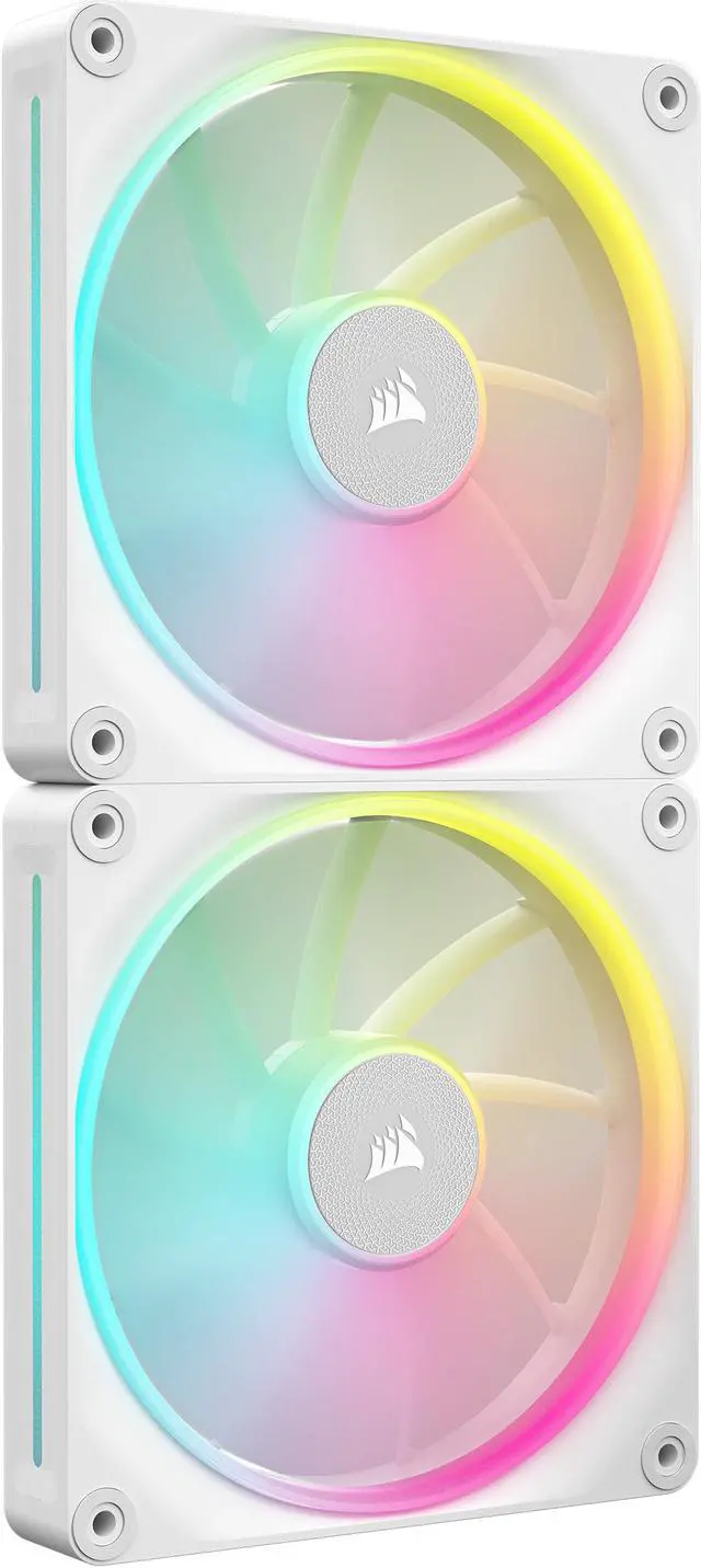 Main image of CORSAIR LX RGB Series, iCUE LINK LX140 RGB White, 140mm Fan, Dual Pack