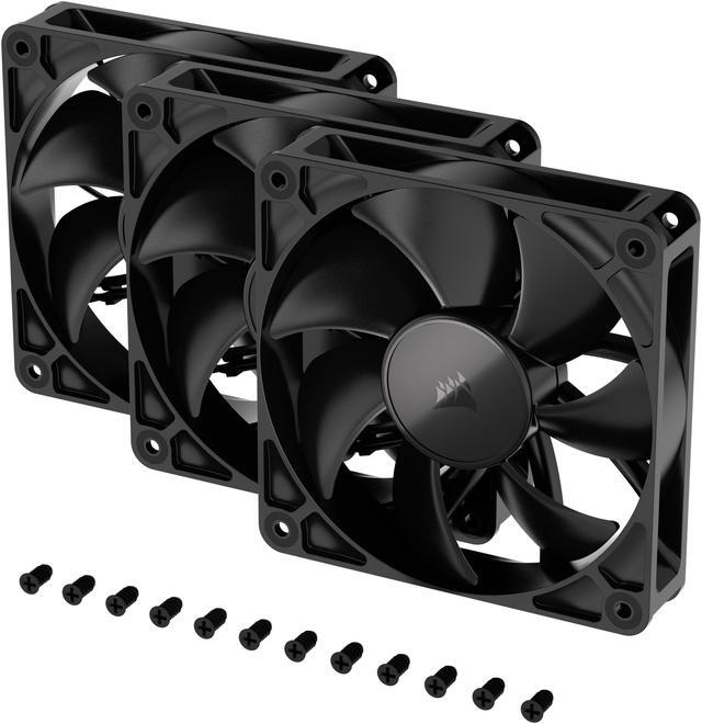 Alt view image 2 of 13 - CORSAIR RS120 PWM 120mm Fans Triple Pack - Simplified Control - Daisy-Chain 4-Pin PWM Connection - Concentrated AirGuide Cooling - Magnetic Dome Bearing