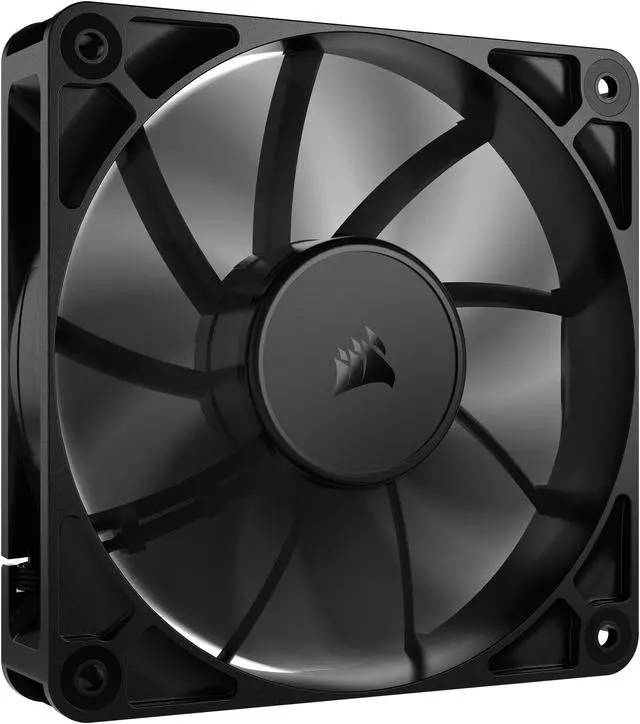 Alt view image 7 of 10 - CORSAIR RS120 PWM 120mm Fan - Simplified Control - Daisy-Chain 4-Pin PWM Connection - Concentrated AirGuide Cooling - Magnetic Dome Bearing