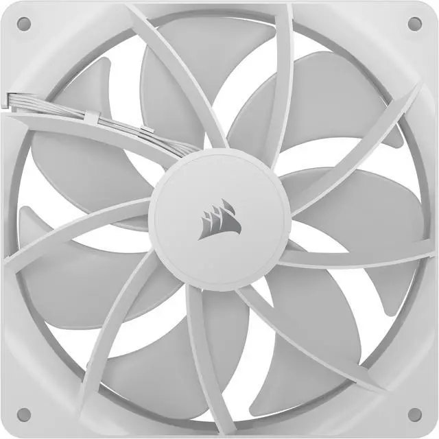 Alt view image 5 of 12 - CORSAIR RS140 ARGB PWM 140mm Fans Dual Pack - White - Simplified Control - Daisy-Chain 4-Pin PWM and +5V ARGB Connections - Concentrated AirGuide Cooling - Magnetic Dome Bearing