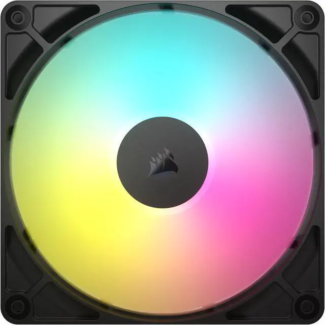 Alt view image 4 of 12 - CORSAIR RS140 ARGB PWM 140mm Fans Dual Pack - Simplified Control - Daisy-Chain 4-Pin PWM and +5V ARGB Connections - Concentrated AirGuide Cooling - Magnetic Dome Bearing
