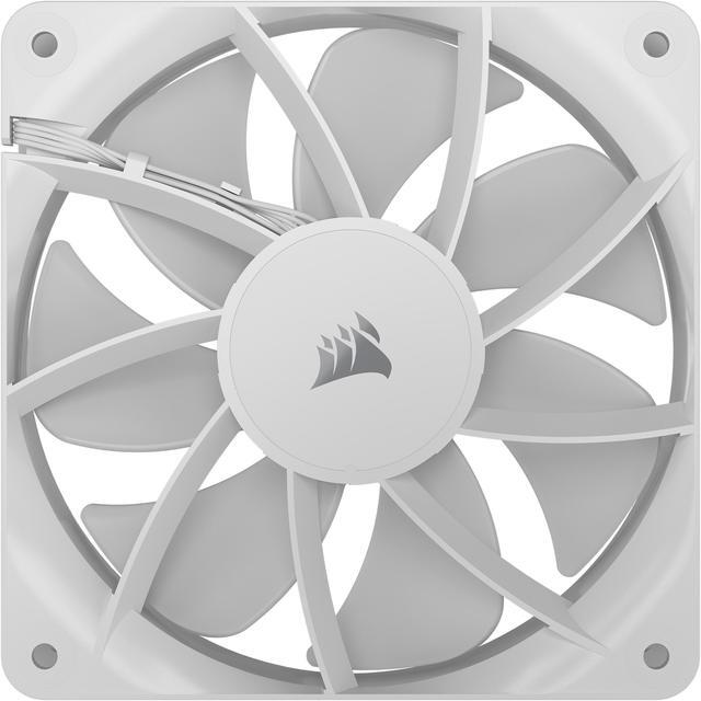Alt view image 5 of 12 - CORSAIR RS120 ARGB PWM 120mm Fans Triple Pack - White - Simplified Control - Daisy-Chain 4-Pin PWM and +5V ARGB Connections - Concentrated AirGuide Cooling - Magnetic Dome Bearing