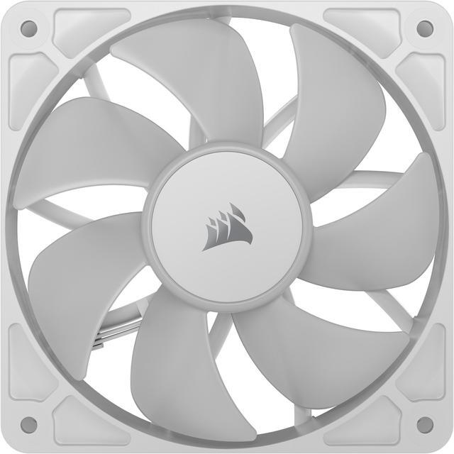 Alt view image 6 of 12 - CORSAIR RS120 ARGB PWM 120mm Fans Triple Pack - White - Simplified Control - Daisy-Chain 4-Pin PWM and +5V ARGB Connections - Concentrated AirGuide Cooling - Magnetic Dome Bearing
