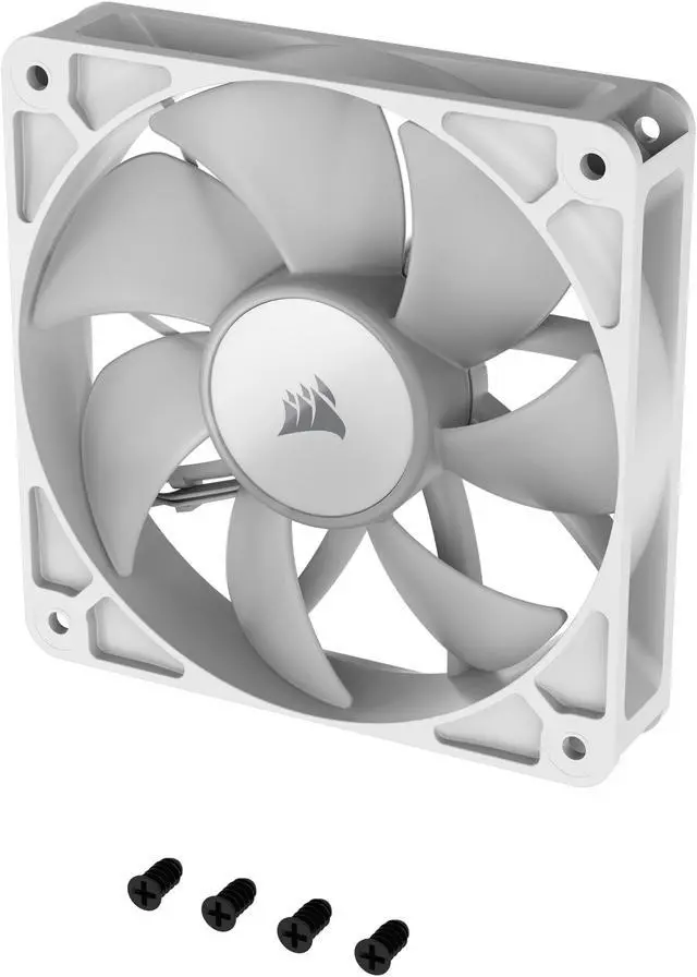 Alt view image 11 of 12 - CORSAIR RS120 ARGB PWM 120mm Fans Triple Pack - White - Simplified Control - Daisy-Chain 4-Pin PWM and +5V ARGB Connections - Concentrated AirGuide Cooling - Magnetic Dome Bearing