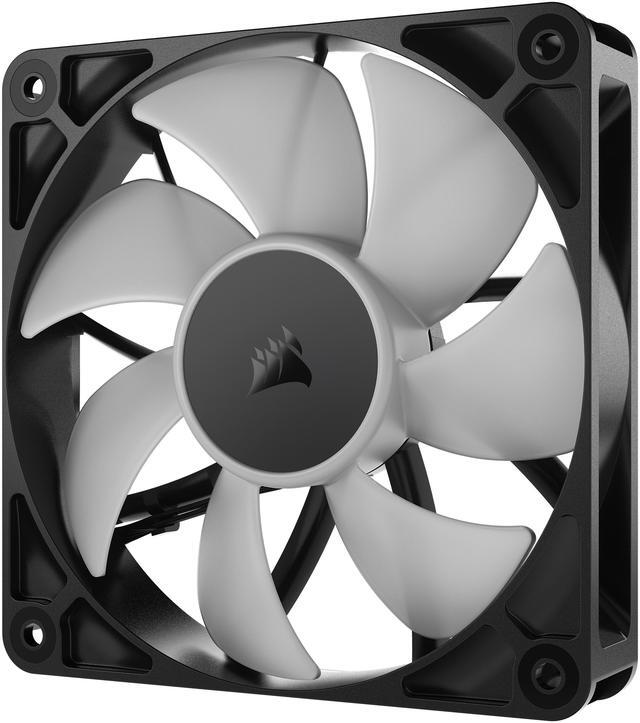 Alt view image 7 of 10 - CORSAIR RS120 ARGB PWM 120mm Fan - Simplified Control - Daisy-Chain 4-Pin PWM and +5V ARGB Connections - Concentrated AirGuide Cooling - Magnetic Dome Bearing