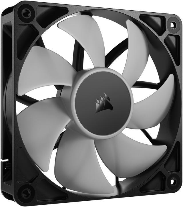 Alt view image 8 of 10 - CORSAIR RS120 ARGB PWM 120mm Fan - Simplified Control - Daisy-Chain 4-Pin PWM and +5V ARGB Connections - Concentrated AirGuide Cooling - Magnetic Dome Bearing
