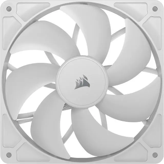 Alt view image 4 of 10 - CORSAIR RS140 PWM 140mm Fans Dual Pack - White - Simplified Control - Daisy-Chain 4-Pin PWM Connection - Concentrated AirGuide Cooling - Magnetic Dome Bearing