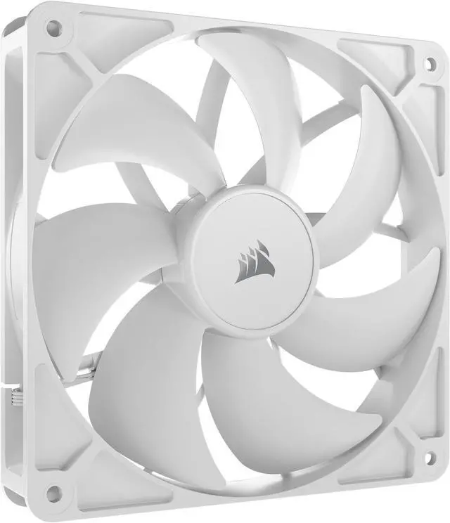 Alt view image 2 of 8 - CORSAIR RS140 PWM 140mm Fan – White - Simplified Control - Daisy-Chain 4-Pin PWM Connection - Concentrated AirGuide Cooling - Magnetic Dome Bearing