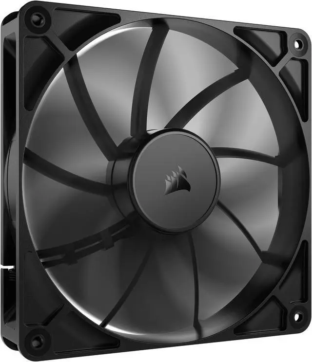 Alt view image 3 of 7 - CORSAIR RS140 PWM 140mm Fan - Simplified Control - Daisy-Chain 4-Pin PWM Connection - Concentrated AirGuide Cooling - Magnetic Dome Bearing