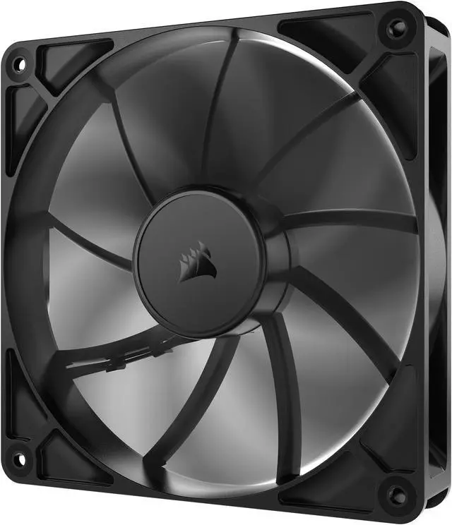 Alt view image 4 of 7 - CORSAIR RS140 PWM 140mm Fan - Simplified Control - Daisy-Chain 4-Pin PWM Connection - Concentrated AirGuide Cooling - Magnetic Dome Bearing