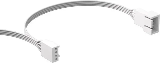 Alt view image 10 of 10 - CORSAIR RS120 PWM 120mm Fans Triple Pack - White - Simplified Control - Daisy-Chain 4-Pin PWM Connection - Concentrated AirGuide Cooling - Magnetic Dome Bearing