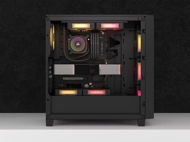 Alt view image 10 of 11 - CORSAIR iCUE LINK TITAN 240 RX RGB Liquid CPU Cooler - RX120 RGB Fans - Fits Intel LGA 1851/1700, AMD AM5/AM4 - iCUE LINK System Hub Included